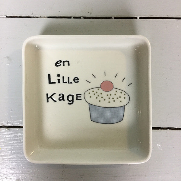 Charmerende kagefad i porcelæn fra Liebe